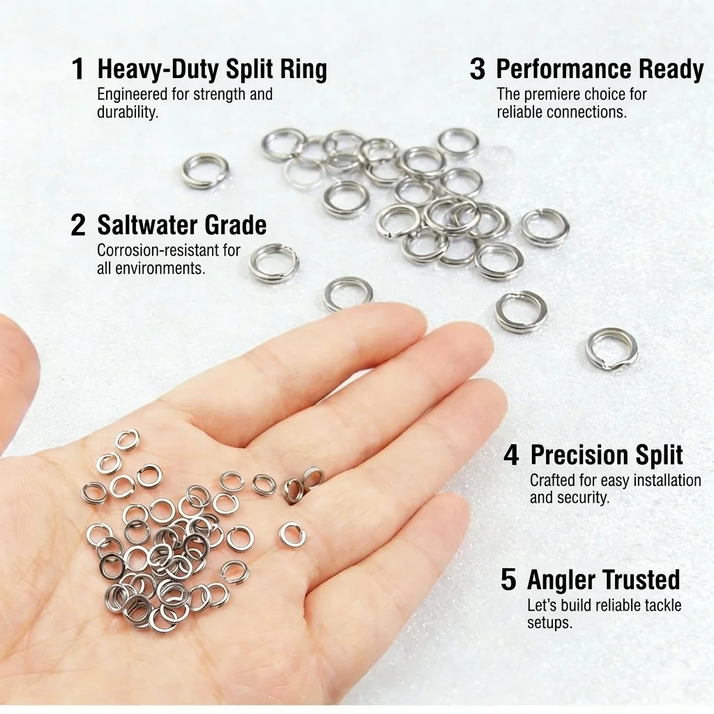 Giratorios de pesca Esfishing con anillo partido – Conectores