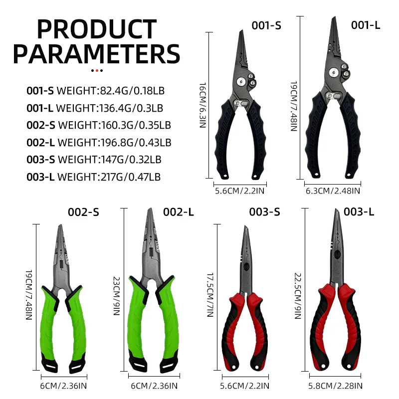 ShareShark Pinza de pesca multifunción con anilla partida - imagen 4