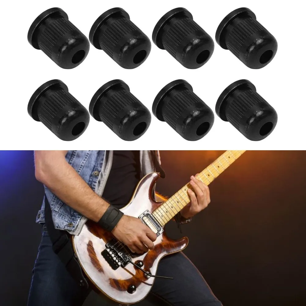 Virolas de aleación plateadas y negras para cuerdas de guitarra y bajo eléctrico - imagen 5