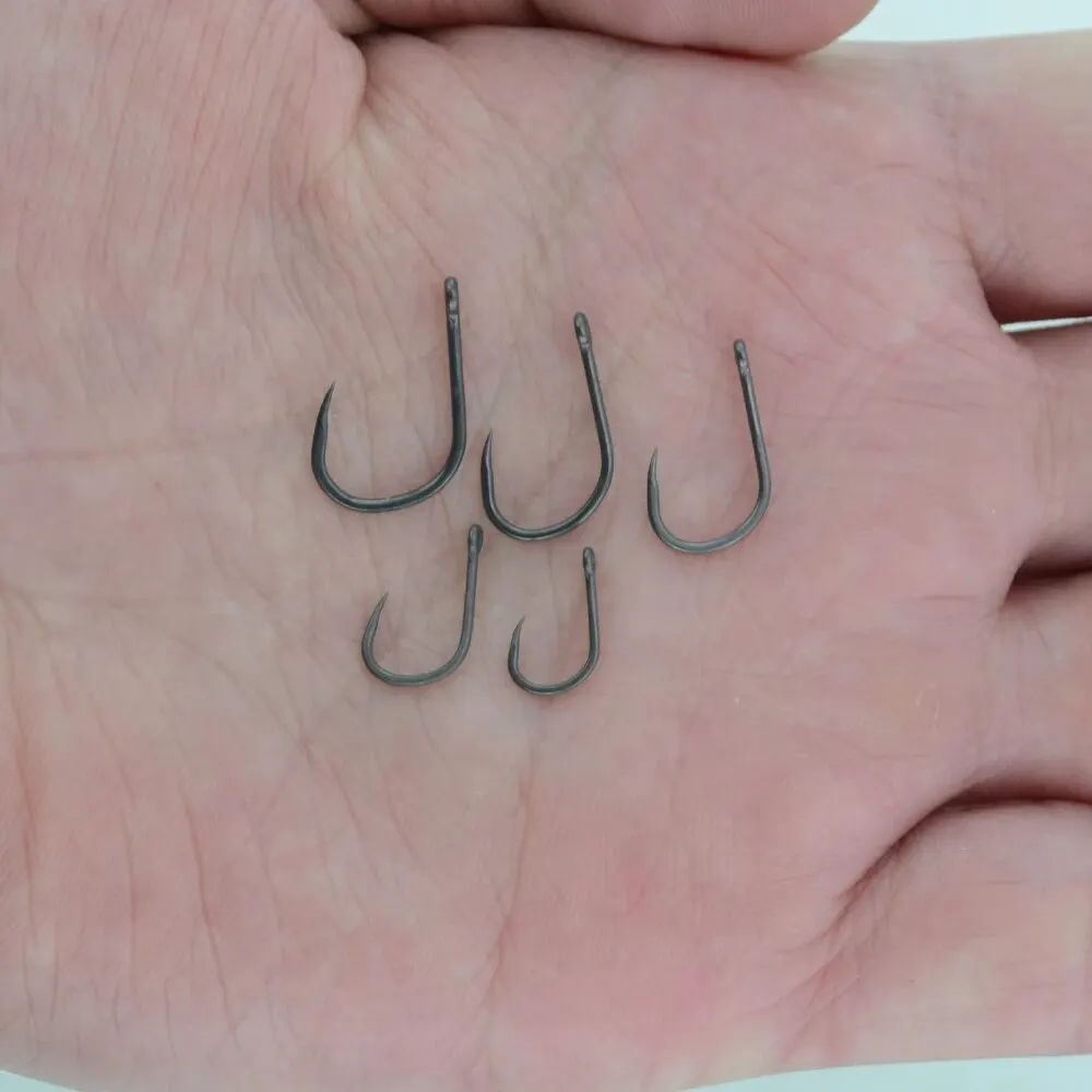 Anzuelos Hirisi de acero inoxidable PTFE con púas y alto carbono