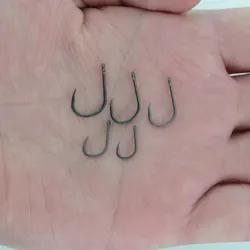 Anzuelos Hirisi de acero inoxidable PTFE con púas y alto carbono
