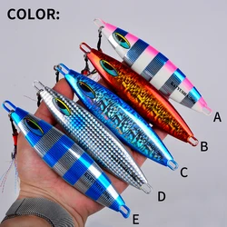 Proberos señuelo slow jigging metálico para pesca desde costa