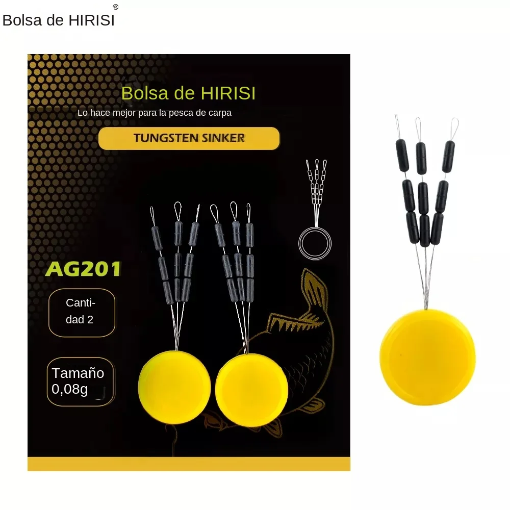 Pesas de tungsteno AG200 para aparejos carpa