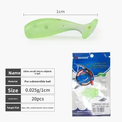 Señuelos Jig de silicona blanda tipo minnow flotante con cola T