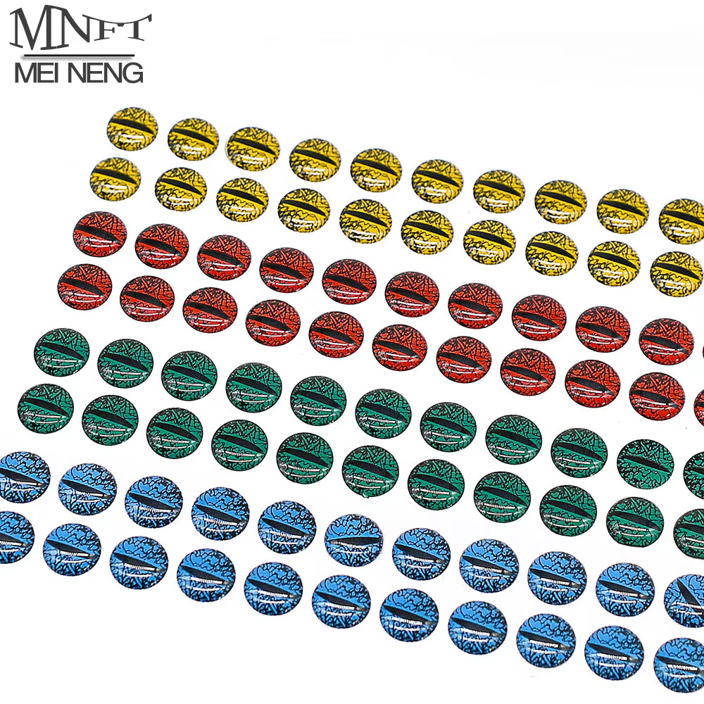 MNFT- Ojos para moscas cangrejo y camarón – accesorios DIY pesca - imagen 5