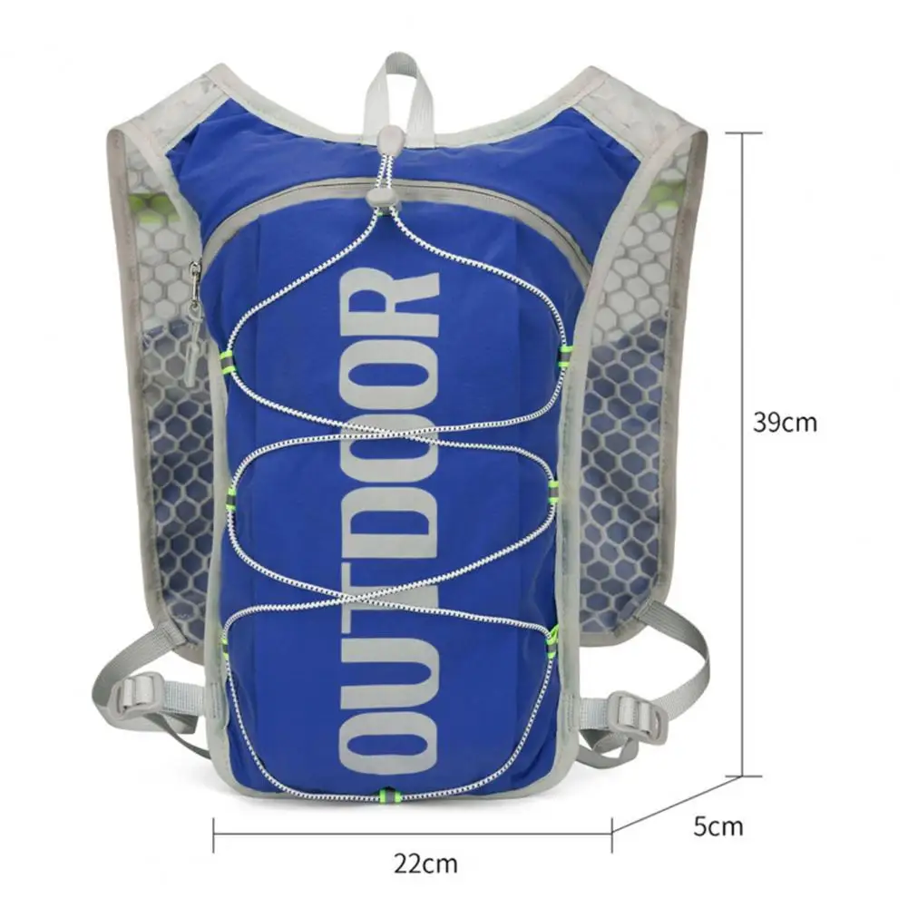 Mochila de hidratación con tira reflectante