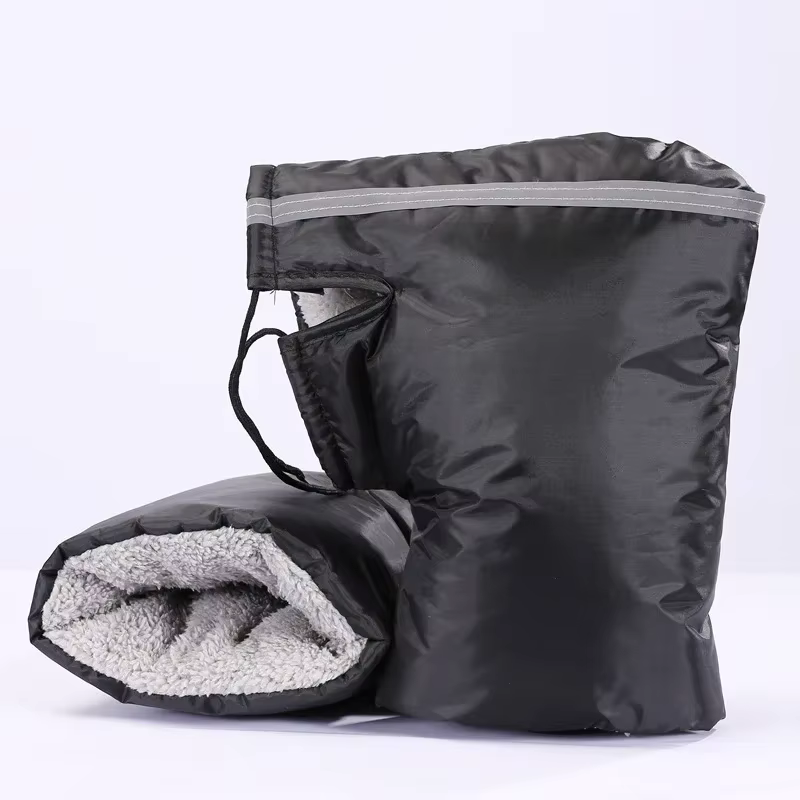 Guantes invierno manillar moto – Forro térmico a prueba de viento - imagen 3