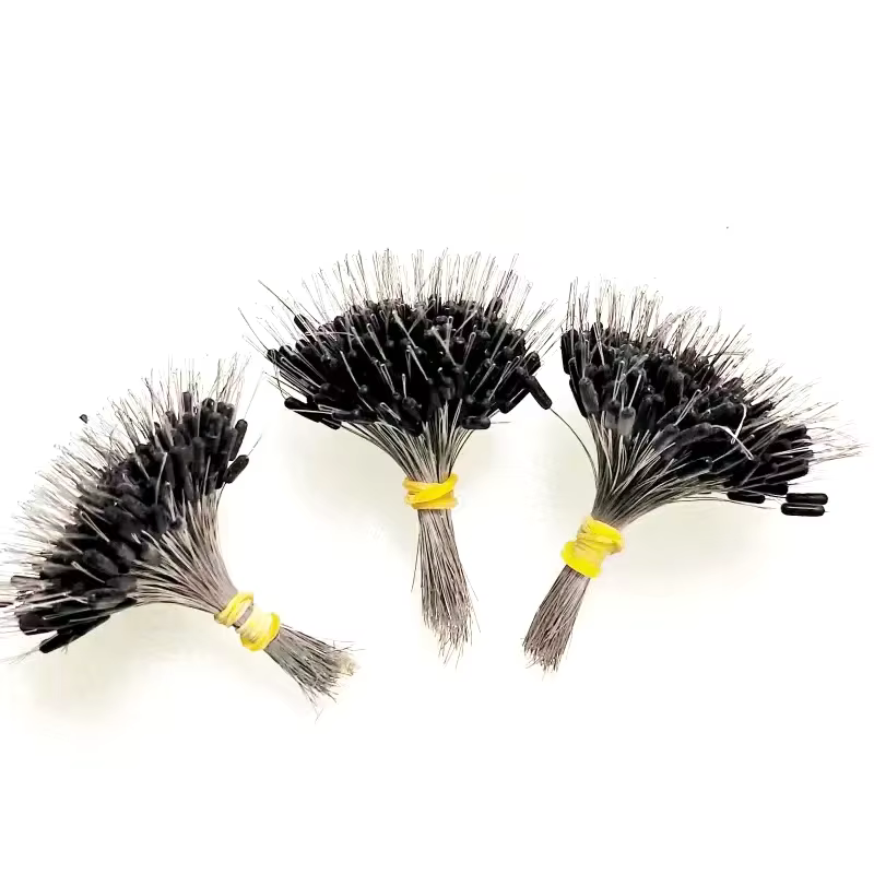 Flotador de silicona negro para pesca - imagen 2