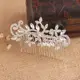 Peineta nupcial con pedrería y diamantes de imitación vintage - imagen 2