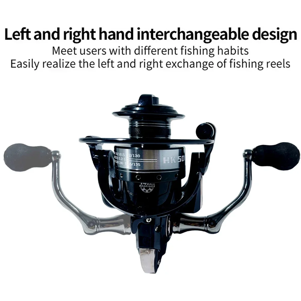 Carrete Jigging HK2000-7000 resistente agua salada - imagen 2