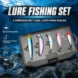 Señuelos de pesca DEUKIO metal lápiz minnow jig crankbait