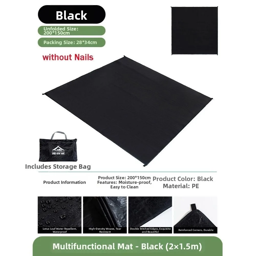 Tapete impermeable para suelo de tienda y camping, resistente - imagen 3