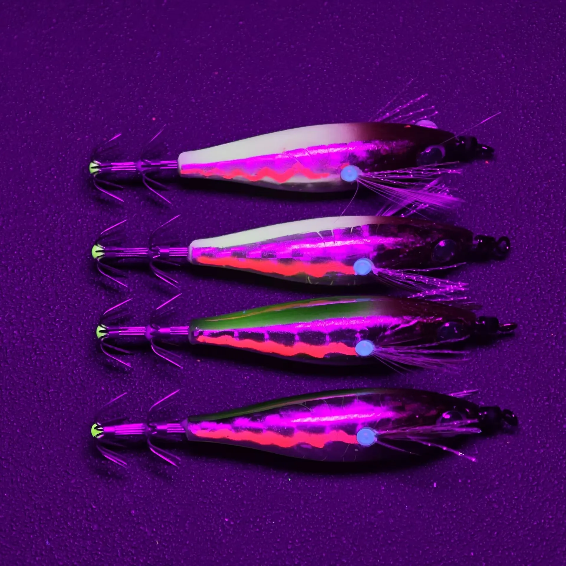 Pack de 4 piezas para pesca nocturna