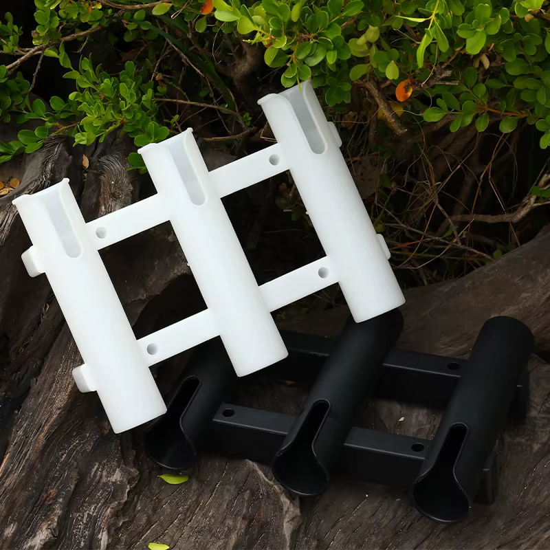 Soporte para cañas de pesca WEIHE en detalle