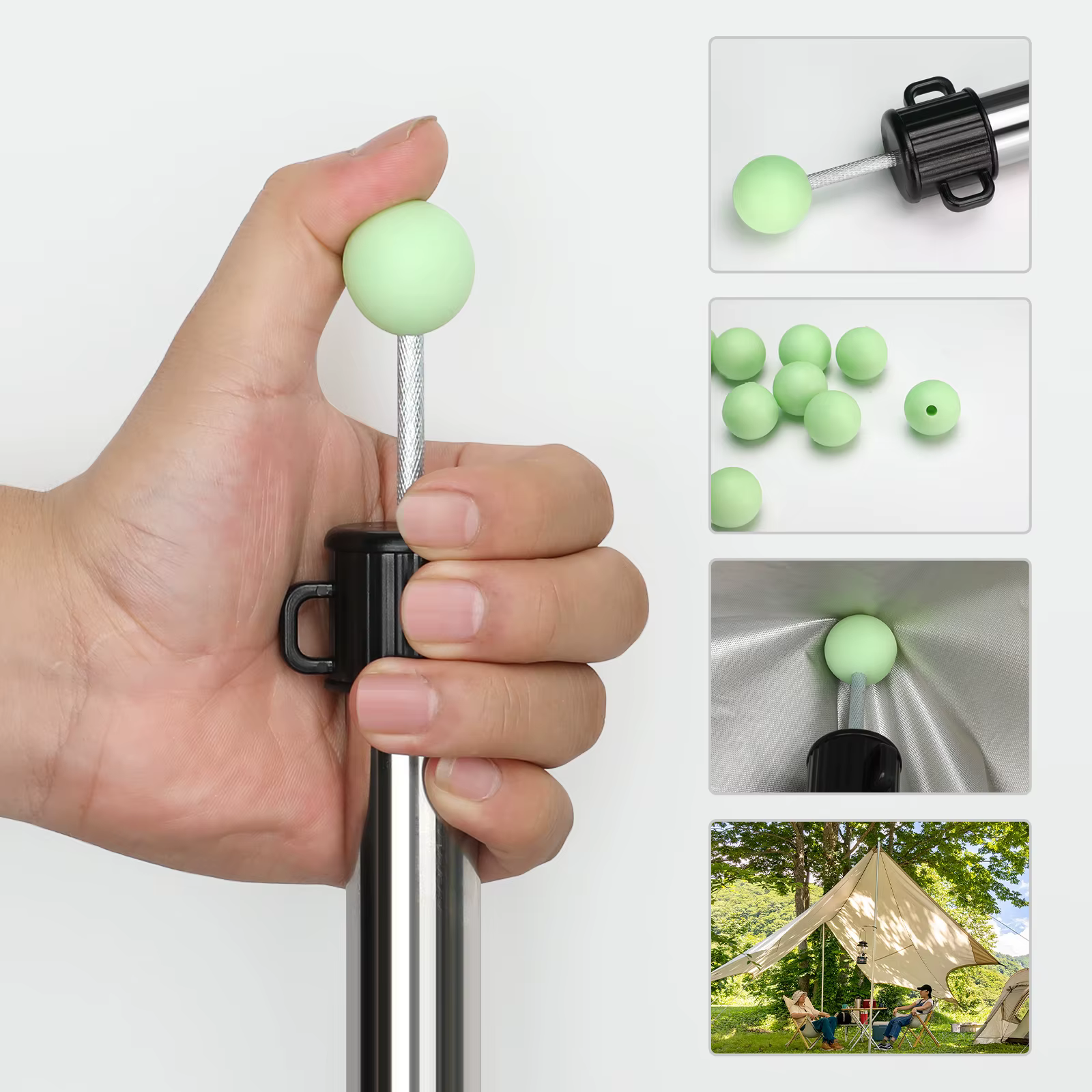 SANLIKE Funda impermeable luminosa para puntera de caña - imagen 2