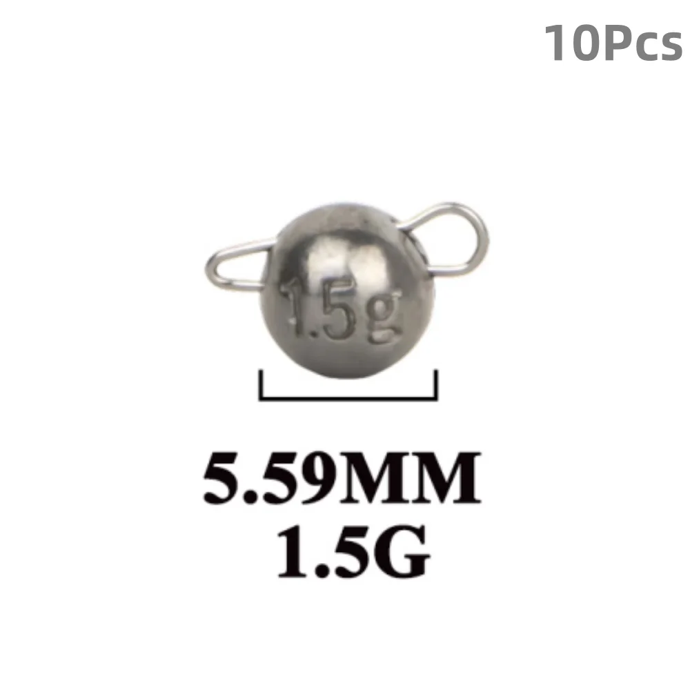 Plomos Cheburashka de tungsteno para vinilo: accesorios de pesca - imagen 5