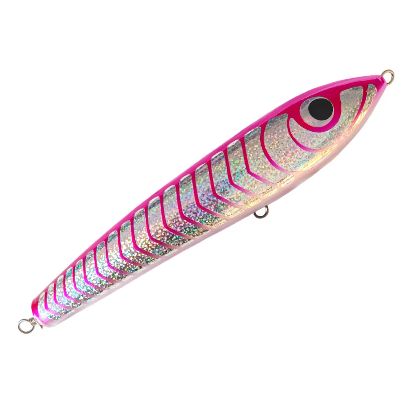 Swolfy Señuelo Lápiz Madera Rosa Popper Pesca Alta Mar - imagen 5