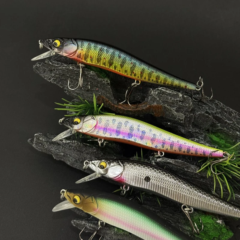Wobbler minnow hundible Ryuki 110S para trucha – jerkbait - imagen 4