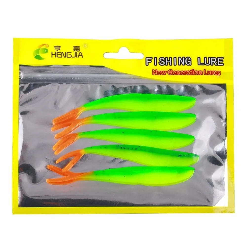 Señuelo de silicona Minnow con cola horquilla para lubina - imagen 3