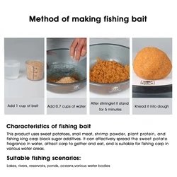 Fishing King Cebo de carpa con patata dulce para todo el año