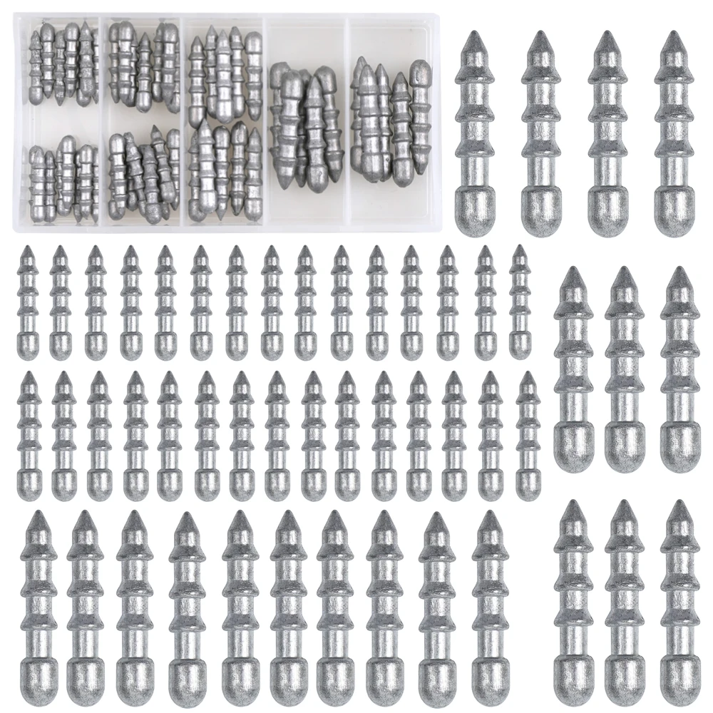 Plomos Drop Shot para Lubina – Kit Inserción con Varios Pesos