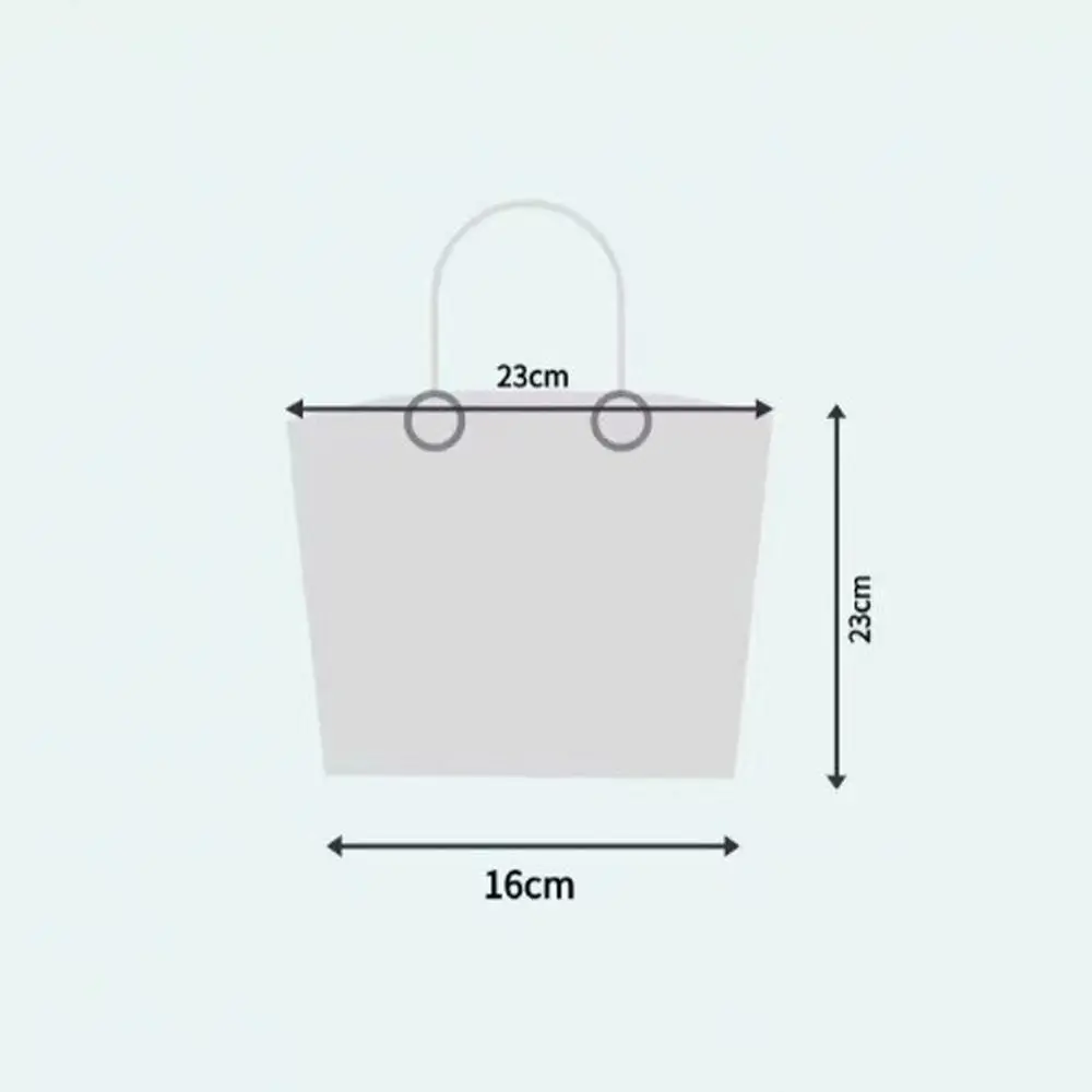 Bolso tote tipo cubo tejido con estampado floral