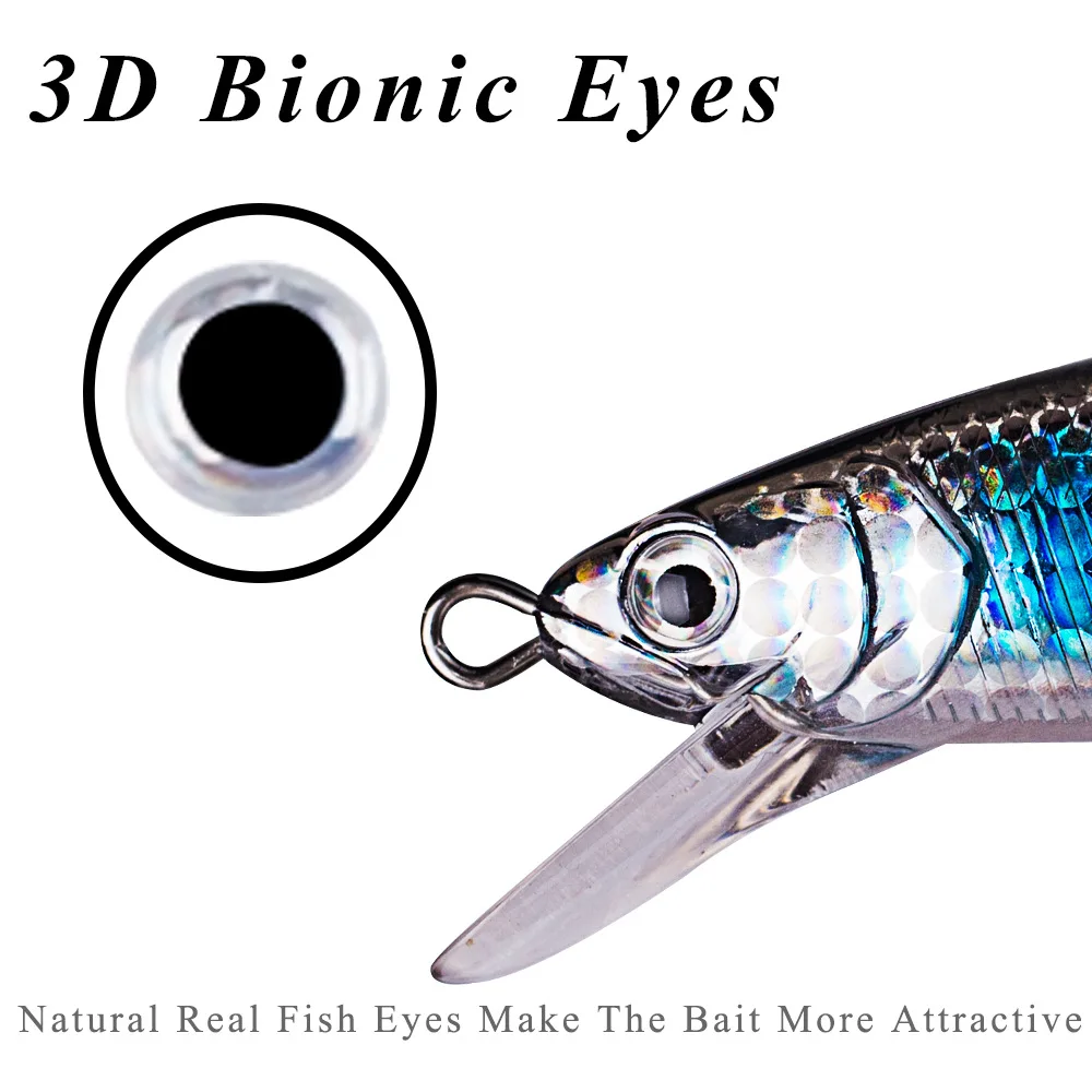 Jerkbait hundible Minnow – Gran juego y largo alcance para lucio
