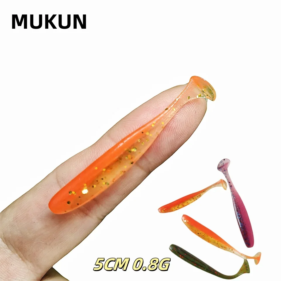 Pack de 30 señuelos blandos MUKUN de silicona