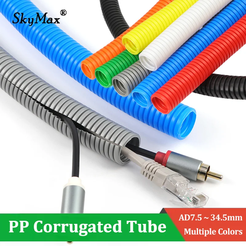 Tubo corrugado multicolor para cableado automotriz aislante PP - imagen 3