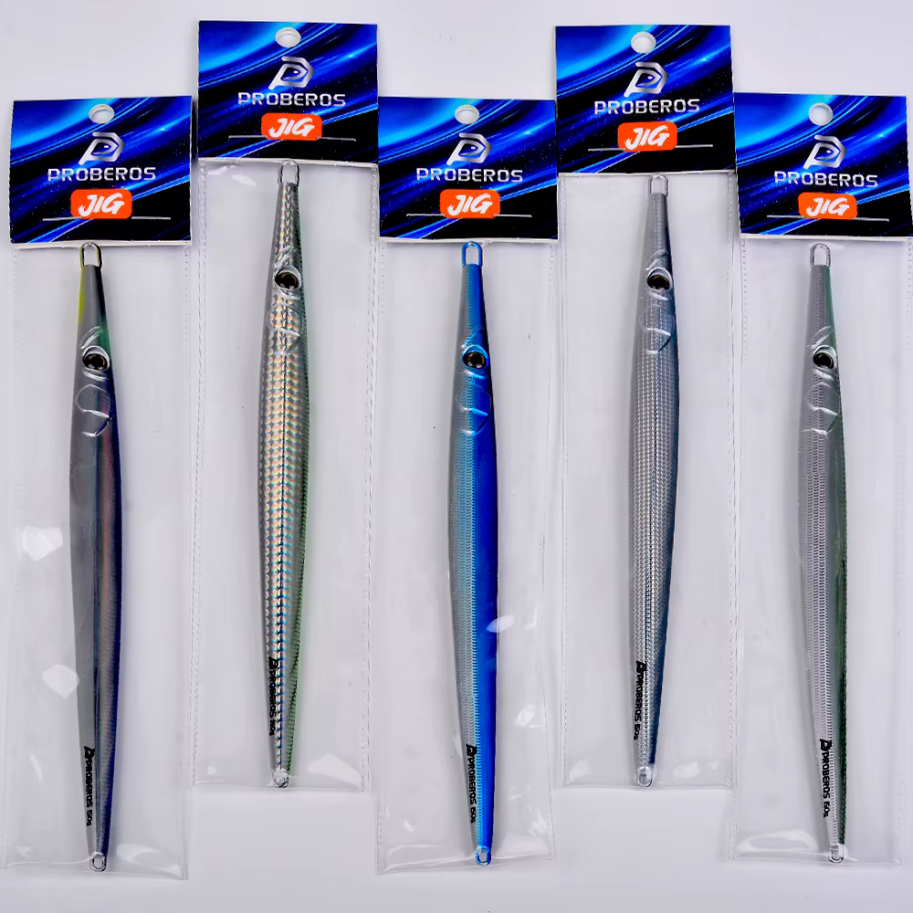 Jig vertical Proberos metálico con aguja para agua salada - imagen 3