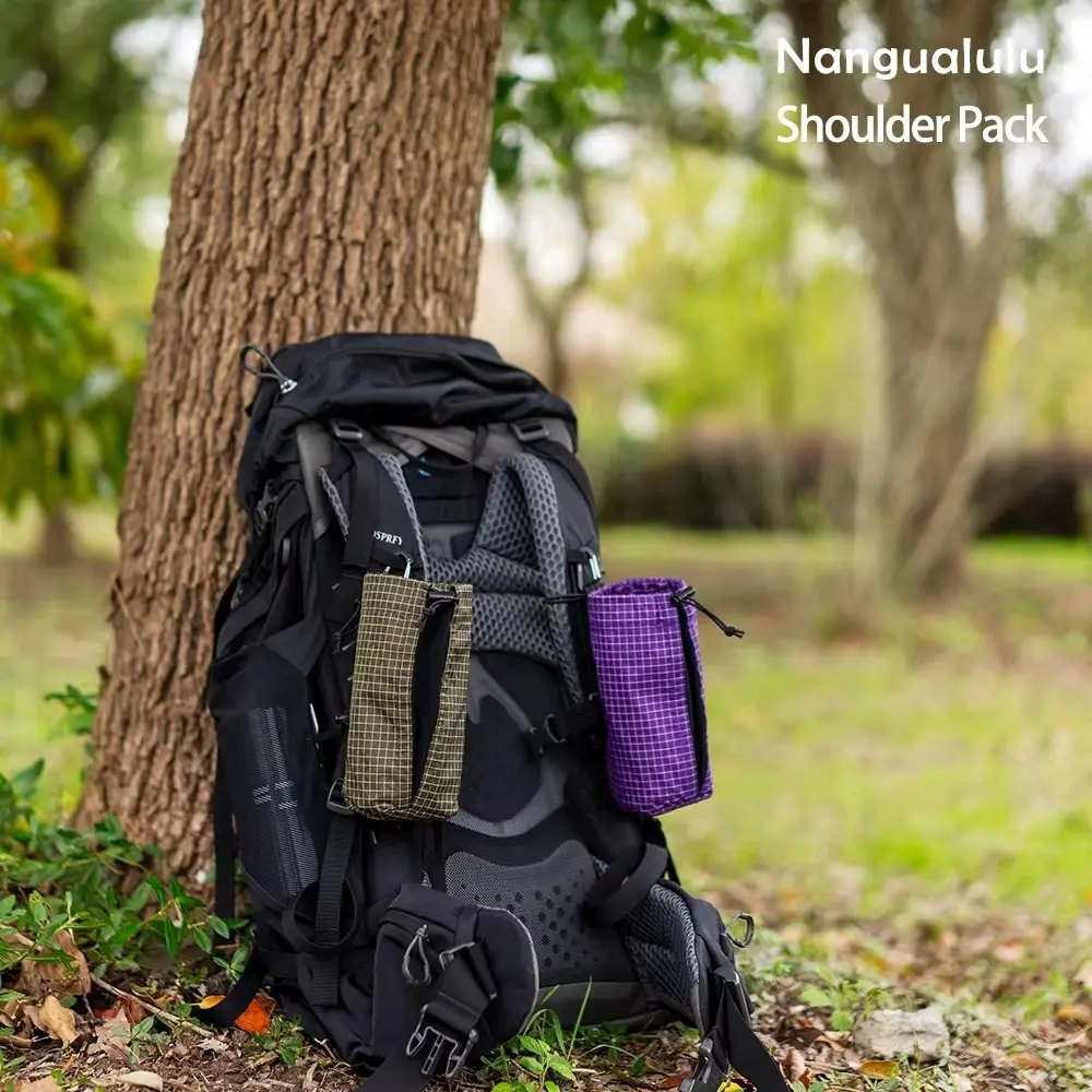 Porta botella mochila con cierre de cordón elástico impermeable