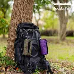 Porta botella mochila con cierre de cordón elástico impermeable