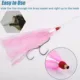 Señuelos Bucktail Mylar Flash Tail para atún, wahoo y lubina - imagen 3