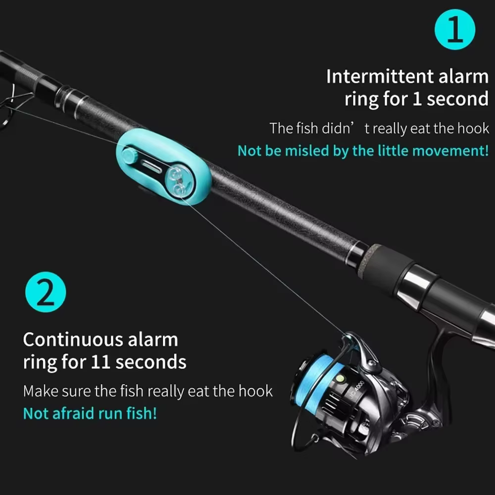 Alarma Electrónica de Pesca Universal con LED y Aviso Sonoro - imagen 5
