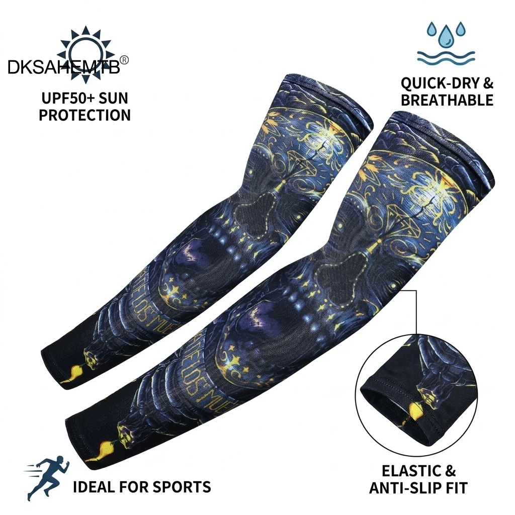 Mangas solares UPF50+ ligeras de secado rápido para ciclismo y trekking - imagen 5