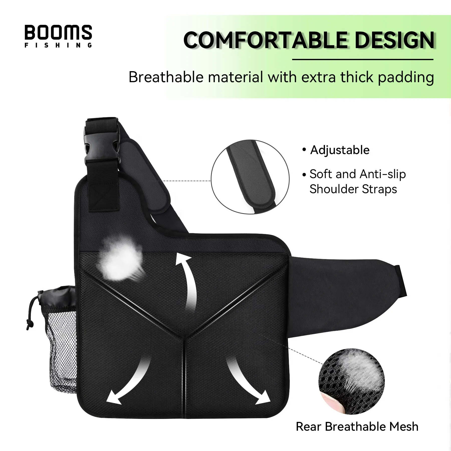 Booms Fishing IB1 Mochila de pesca de alta capacidad para carpa - imagen 4