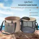 Cubo plegable de pesca impermeable con bolsillos laterales interiores