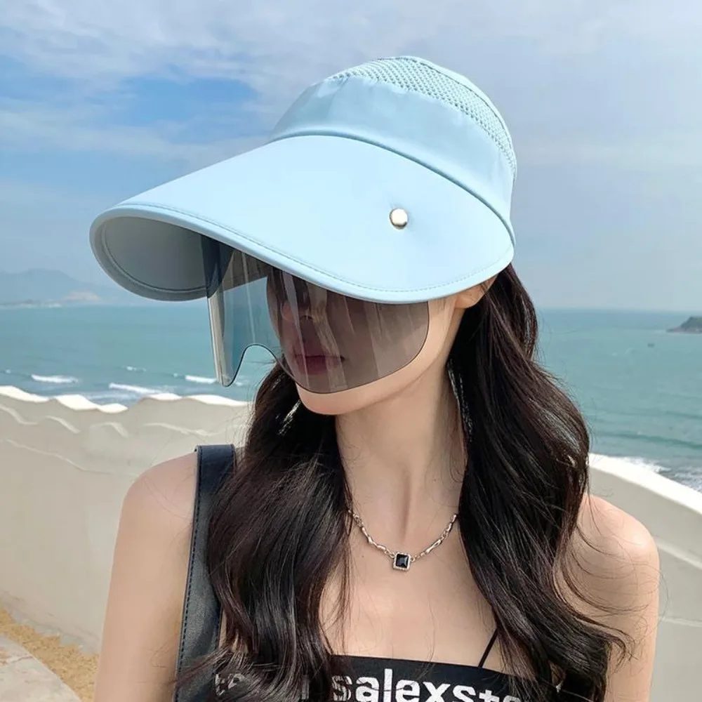 Sombrero protección solar ala ancha UV para mujer, tipo cubo - imagen 5