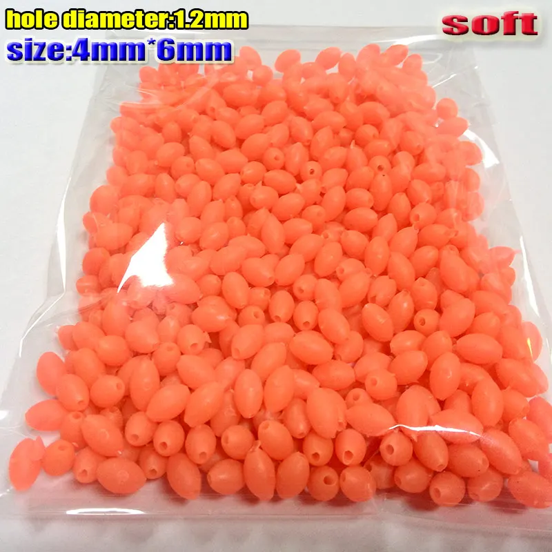 Cuentas de pesca doradas Seasitomo, pack de 1000 unidades