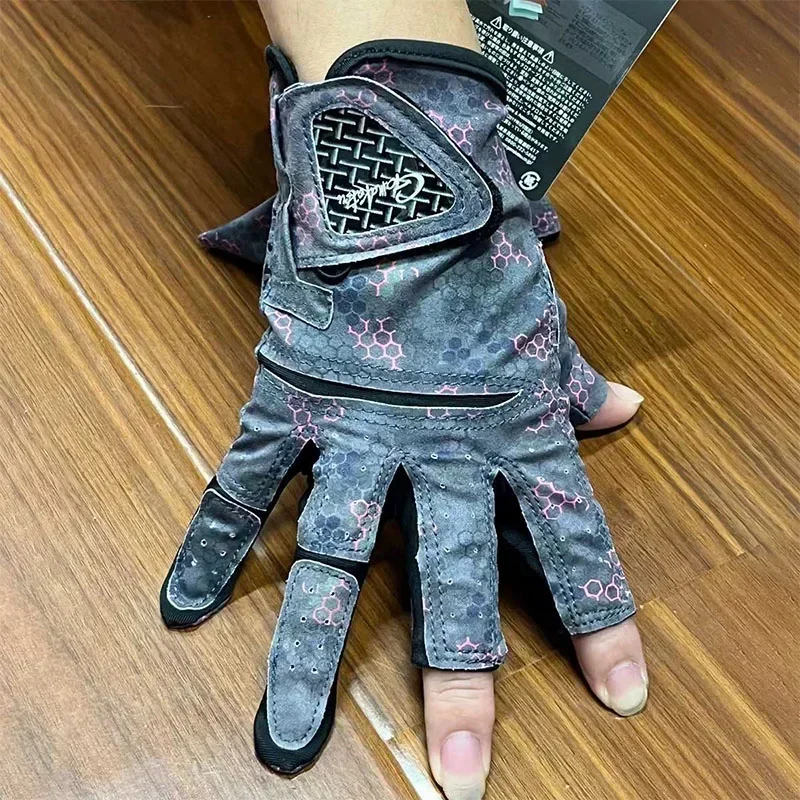 Guantes de pesca Gamakatsu para hombre, diseño de tres dedos