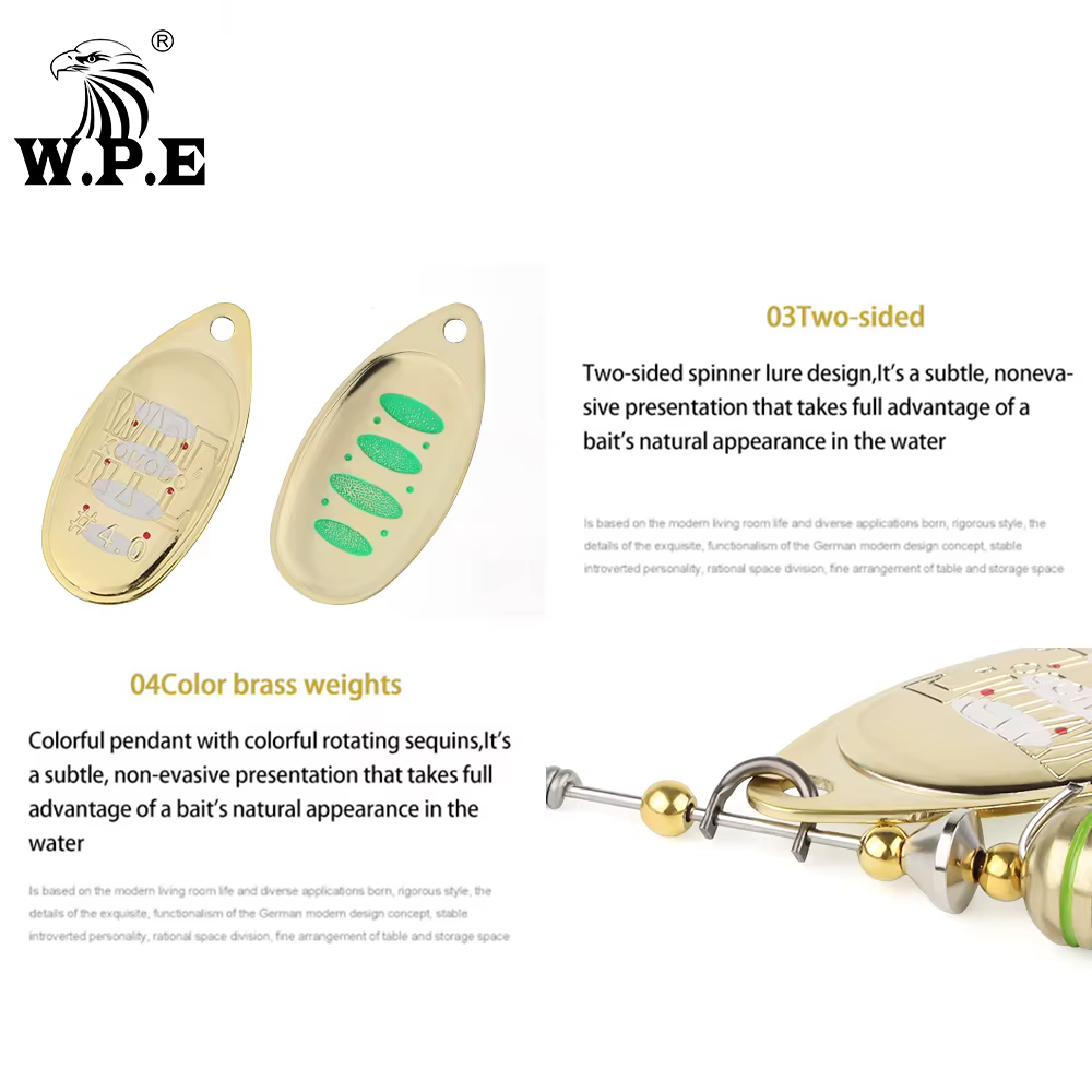 Komodo W.P.E. Spinner Metal Completo – Señuelo para Lubina - imagen 3