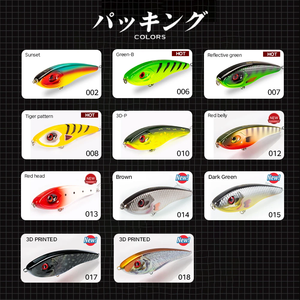Hunthouse Musky Buster Jerkbait – hundimiento lento, sonido fuerte - imagen 3