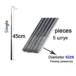 Puntas de repuesto carbono hueco para caña de pescar – 45 cm