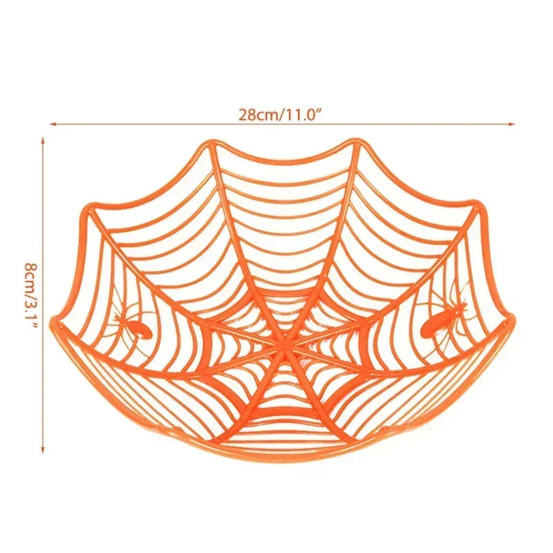 Cesta temática con diseño de telaraña