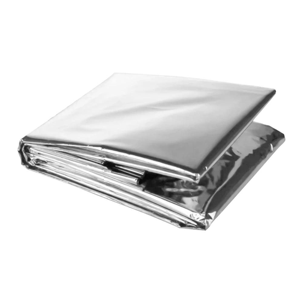 Manta térmica de supervivencia Mylar resistente al viento y desgarros - imagen 2