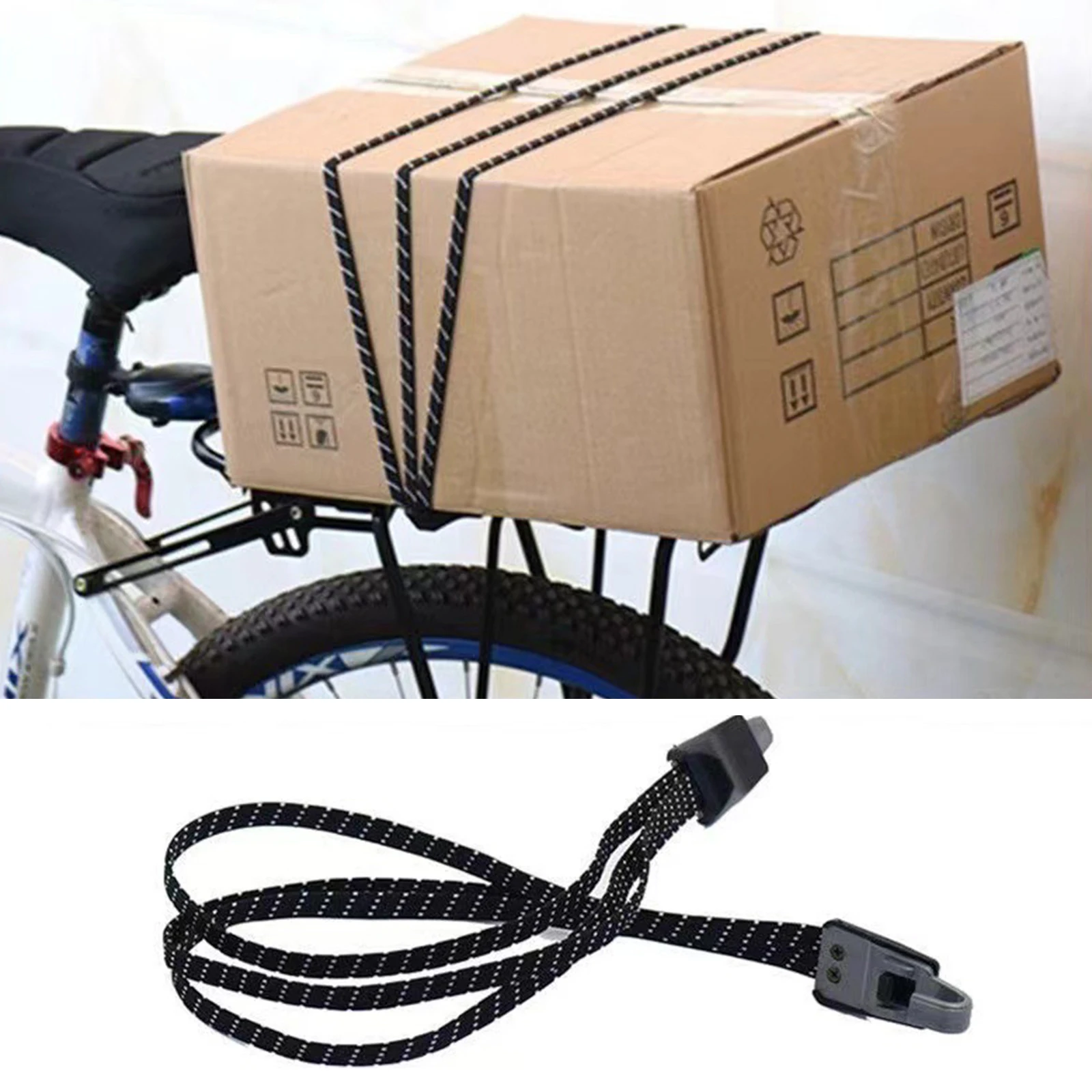 Cuerda elastica de amarre para pesca y portabicicletas para exteriores