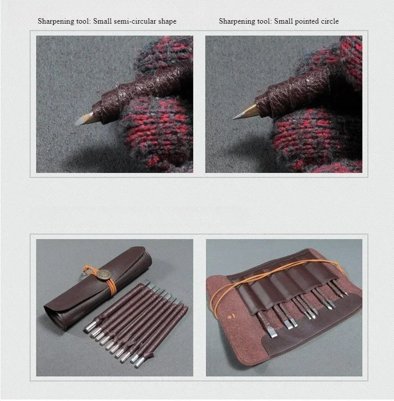 Kit de grabado con múltiples puntas de cincel