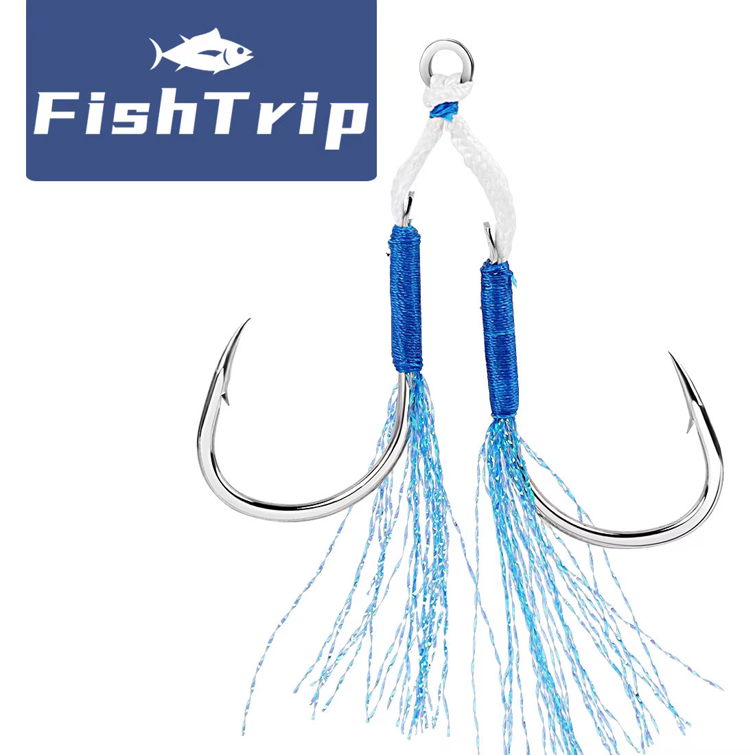 Anzuelo de asistencia FishTrip para jigging en agua salada