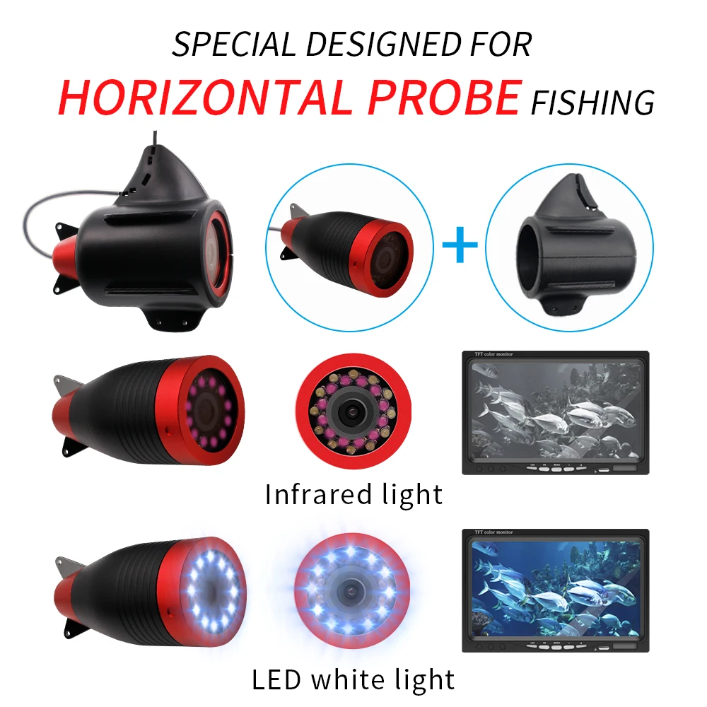 Buscador de peces LED con cámara subacuática para pesca en hielo - imagen 4