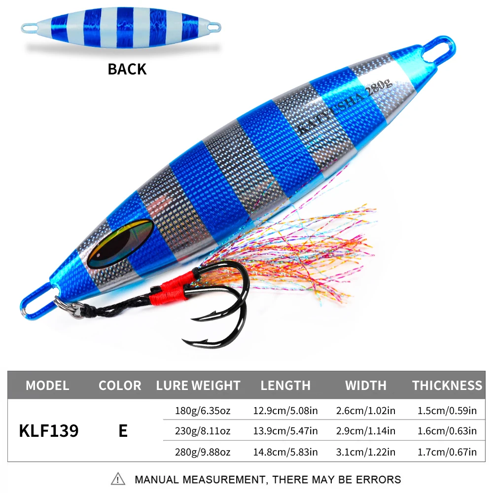 Proberos señuelo slow jigging metálico para pesca desde costa - imagen 4